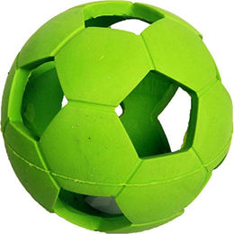 Karlie Gummi Fußball Spielzeug für Welpen Durchmesser 6 cm – Bild 1 von 2