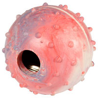 Produktbild von Karlie Gummiball für Hunde aus Gummi mit Glocke 5 cm Durchmesser bunt rosa - 1 Stk.