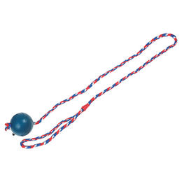 Produktbild von Karlie Gummiball mit Seil bunt Durchmesser 6 cm - 1 Stk.