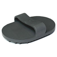 Produktbild von Karlie Gummistriegel Oval Grau Massagebürste zur Fellpflege für Hunde und Katzen 13,5x9x2,5 cm