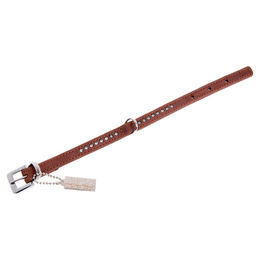 Produktbild von Karlie Halsband Buffalo Denim mit Strass braun Größe L