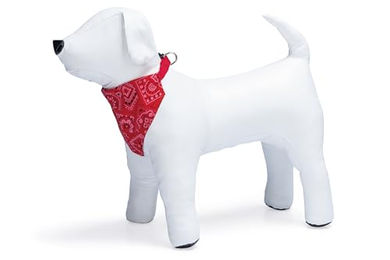 Karlie Halsband mit Halstuch aus Nylon in Rot für Hunde 40-65 cm - 1 Stk. – Bild 1 von 2