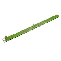 Produktbild von Karlie Halsband Vintage Strass aus Leder Grün Größe L 65 cm 40 mm vierreihig