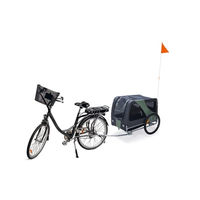 Produktbild von Karlie Hunde Fahrradanhänger aus Oxford-Gewebe 152x74x84 cm