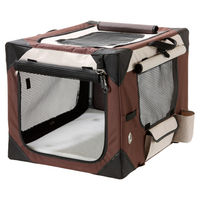 Produktbild von Karlie Hunde Transportbox Smart Top De Luxe aus Nylon in Beige/Braun