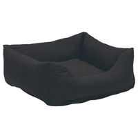 Produktbild von Karlie Hundebett Charly aus Baumwolle Schwarz 65x60x20 cm