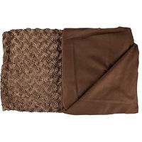 Produktbild von Karlie Hundedecke Cuddly aus Plüsch Größe L in Beige/Braun 150 x 100 cm