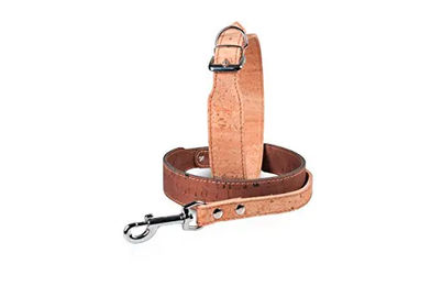 Karlie Hundehalsband aus Kork und Leder in Beige Braun Größe S 45cm - 300 g – Bild 1 von 7