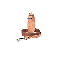 Produktbild von Karlie Hundehalsband aus Kork und Leder in Beige Braun Größe S 45cm - 300 g
