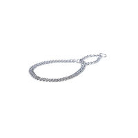 Produktbild von Karlie Hundehalsband aus Metall in Silber 50 cm