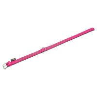 Produktbild von Karlie Hundehalsband Monte Carlo aus Kunstleder in Rosa Größe M