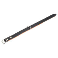 Produktbild von Karlie Hundehalsband Rodeo aus Leder schwarz-braun Größe L