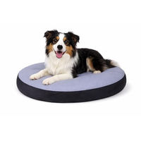 Produktbild von Karlie Hundekissen aus Baumwolle oval Grau-Schwarz Größe L - 1 Stk.