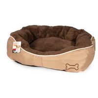 Produktbild von Karlie Hundekorb Chipz rund braun aus Nylon 63 x 60 x 20 cm