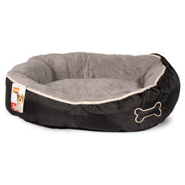 Produktbild von Karlie Hundekorb Chipz rund grau aus Nylon 52 x 46 x 18 cm