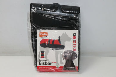 Karlie Hundemantel Eisbär Schwarz Fleece Wasserabweisend Grösse XXL 65 cm – Bild 1 von 3