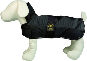 Karlie Hundemantel Eisbär Wintermantel Schwarz Wasserabweisend Polyester 35-40 cm – Bild 1 von 3