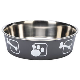 Produktbild von Karlie Hundenapf Ascar Kena aus Edelstahl grau 800 ml - 0,8 l