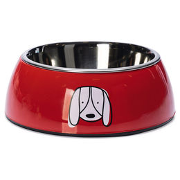 Karlie Hundenapf Jairo aus Edelstahl in Rot 480 ml - 480 ml – Bild 1 von 2