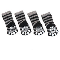 Produktbild von Karlie Hundesocken Sockies Pfotenschuhe schwarz-grau Größe S