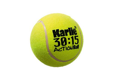 Karlie Hundespielzeug Big Bobble Tennisball aus Gummi gelb 13 cm – Bild 1 von 4