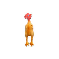 Produktbild von Karlie Hundespielzeug Huhn aus Latex Gelb Quietschspielzeug