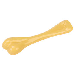 Produktbild von Karlie Hundespielzeug Knochen Vanille aus Nylon in Beige und Gelb 15x3,5x3 cm