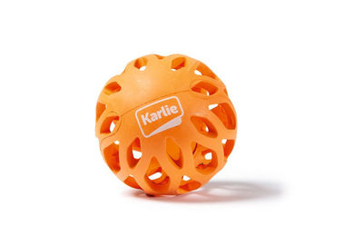 Karlie Hundespielzeug Koko Gitterball aus Gummi orange klein - 1 Stk. – Bild 1 von 2