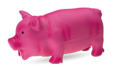 Karlie Hundespielzeug Latex Schwein Rosa zur Zahnpflege – Bild 1 von 4