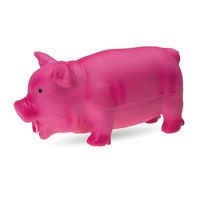 Produktbild von Karlie Hundespielzeug Latex Schwein Rosa zur Zahnpflege