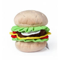 Produktbild von Karlie Hundespielzeug Plüsch Burger Bunt Braun Größe L - 1 Stk.