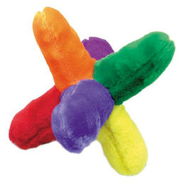 Karlie Hundespielzeug Plüsch Stern und Ball Bunt 25 cm – Bild 1 von 3