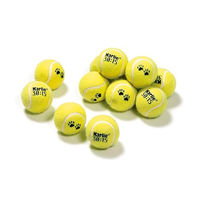 Produktbild von Karlie Hundespielzeug Tennisball Set aus Gummi Gelb 12er Pack - 12 x 6 cm