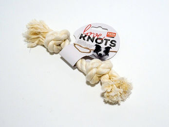 Karlie Hundespielzeug Zahnknotenseil in Beige 20cm – Bild 1 von 1