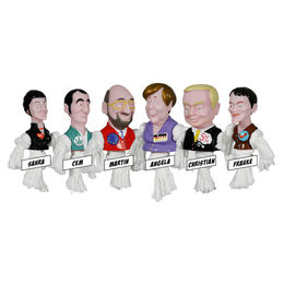 Produktbild von Karlie Hundestagswahl Politikerkopf aus Kunststoff bunt