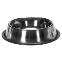 Produktbild von Karlie Hundnapf aus Edelstahl mit Gummirand Silber - 0,71 l