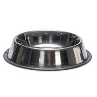 Produktbild von Karlie Inox Hundnapf aus Edelstahl mit Gummirand Silber - 946 ml