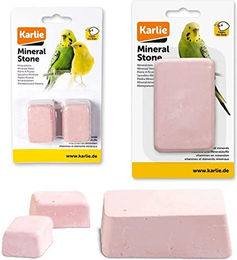 Karlie Kalkstein Flamingo Mineralstein für Vögel Rosa 100 g - 100 g – Bild 1 von 4