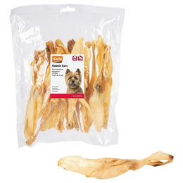 Produktbild von Karlie Kaninchenohren Naturkauartikel für Hunde glutenfrei und monoproteinreich 16 Stück - 8 x 16 Stk.