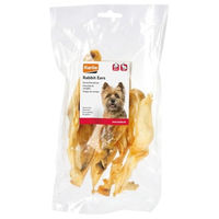 Produktbild von Karlie Kaninchenohren Naturkauartikel für Hunde Monoprotein Glutenfrei Ohne Farb- und Aromastoffe 8 Stück - 16 x 8 Stk.
