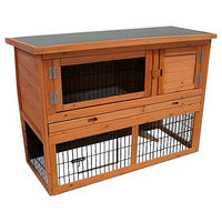 Produktbild von Karlie Kaninchenstall Loft aus Holz in Natur Braun L 111 cm B 45 cm H 78 cm