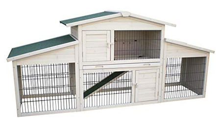 Karlie Kaninchenstall Villa Scandic L aus Holz in Grau – Bild 1 von 2