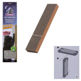 Karlie Katzen Kratzbrett Flamingo aus Kratzpappe mit Catnip 50 x 12 x 4,5 cm – Bild 1 von 2