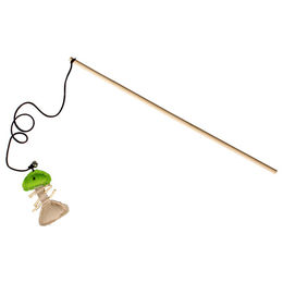 Produktbild von Karlie Katzenangel Fishbone aus Holz und Textil in Natur Grün