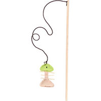 Produktbild von Karlie Katzenangel Nature Fishbone mit Flamingo