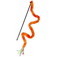 Produktbild von Karlie Katzenangel Tube mit Plüschrute 100 cm Orange