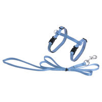 Produktbild von Karlie Katzengeschirr mit Leine Art Sportiv Plus hellblau 110 cm verstellbar - 110 cm