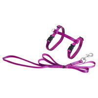 Produktbild von Karlie Katzengeschirr mit Leine Sportiv Plus Rosa 110 cm verstellbar 22-35 cm