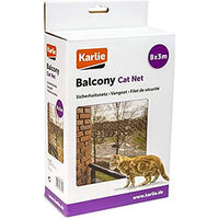 Produktbild von Karlie Katzenschutznetz transparent aus Monofilamentgarn 8 x 3 m - 24 m