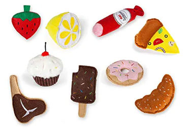 Karlie Katzenspielzeug Eiscreme aus Textil mit Catnip in Braun – Bild 1 von 8